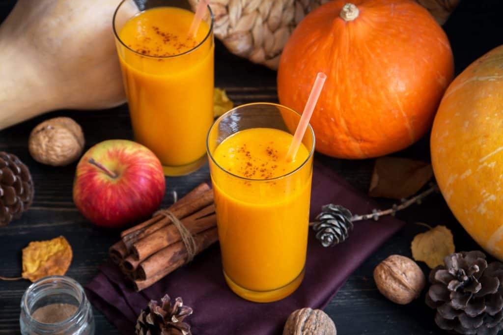 ¡Toma un sorbito de jugo de calabaza!