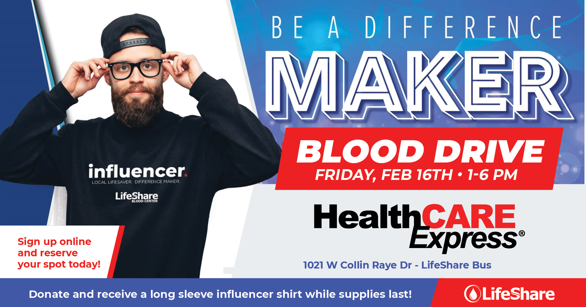 Healthcare Express De Queen Hosts Life-Saving Blood Drive: Join Us on February 16!