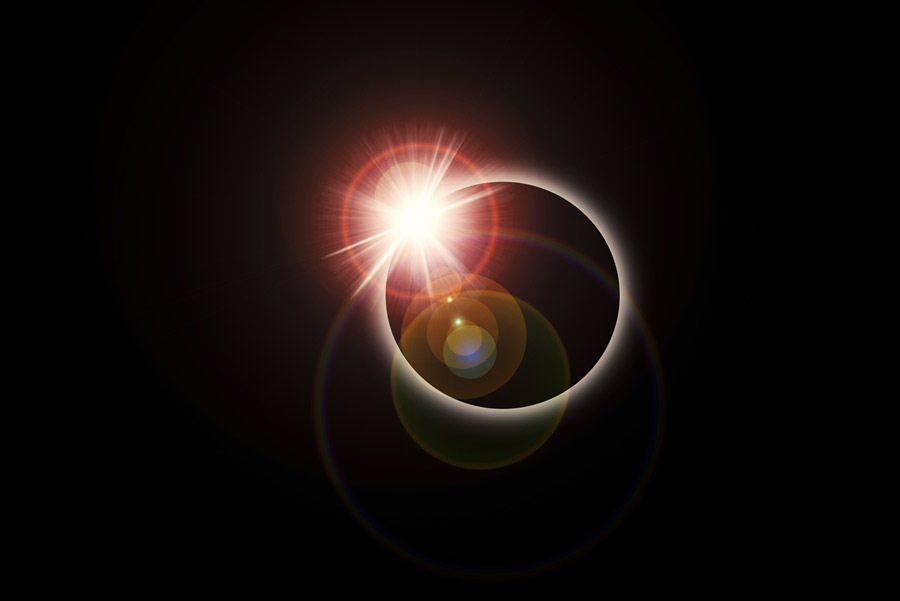 Seguridad durante el eclipse solar
